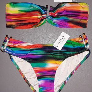 Milly Cabana Elsie Bay 2PC Bikini Swimsuit Size P
